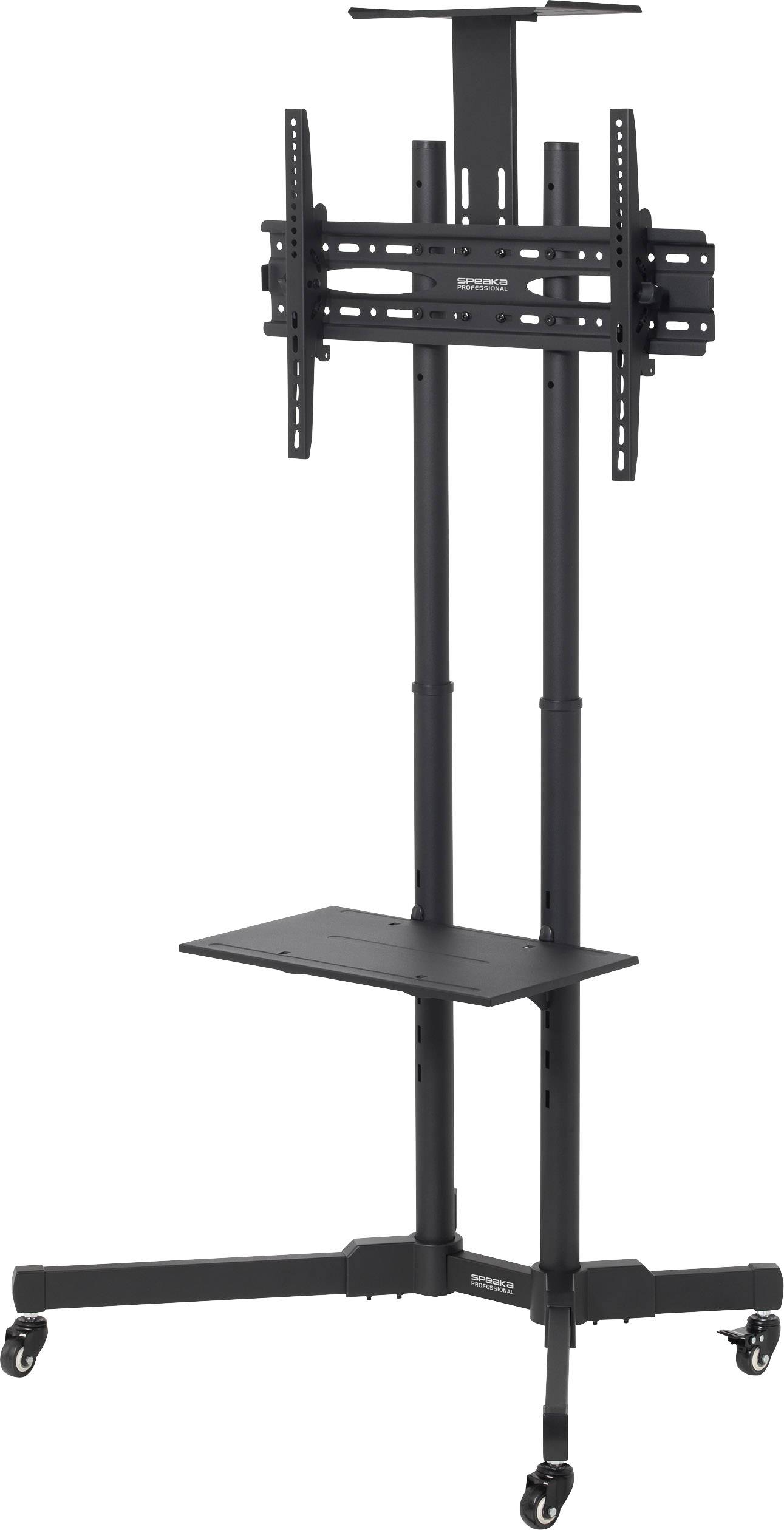 SpeaKa Professional SP-6646948 Base-Line TV-Rollwagen 94,0cm (37") - 177,8cm (70") Neigbar, Höhenverstellbar