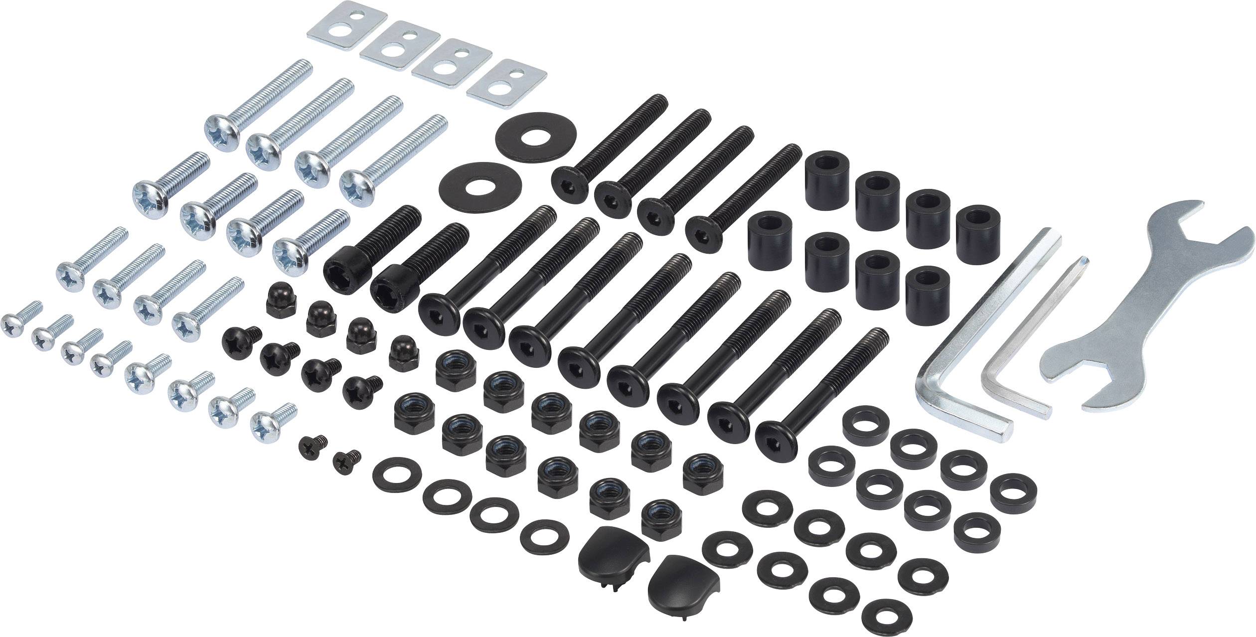 SpeaKa Professional SP-6646948 Base-Line TV-Rollwagen 94,0cm (37") - 177,8cm (70") Neigbar, Höhenverstellbar