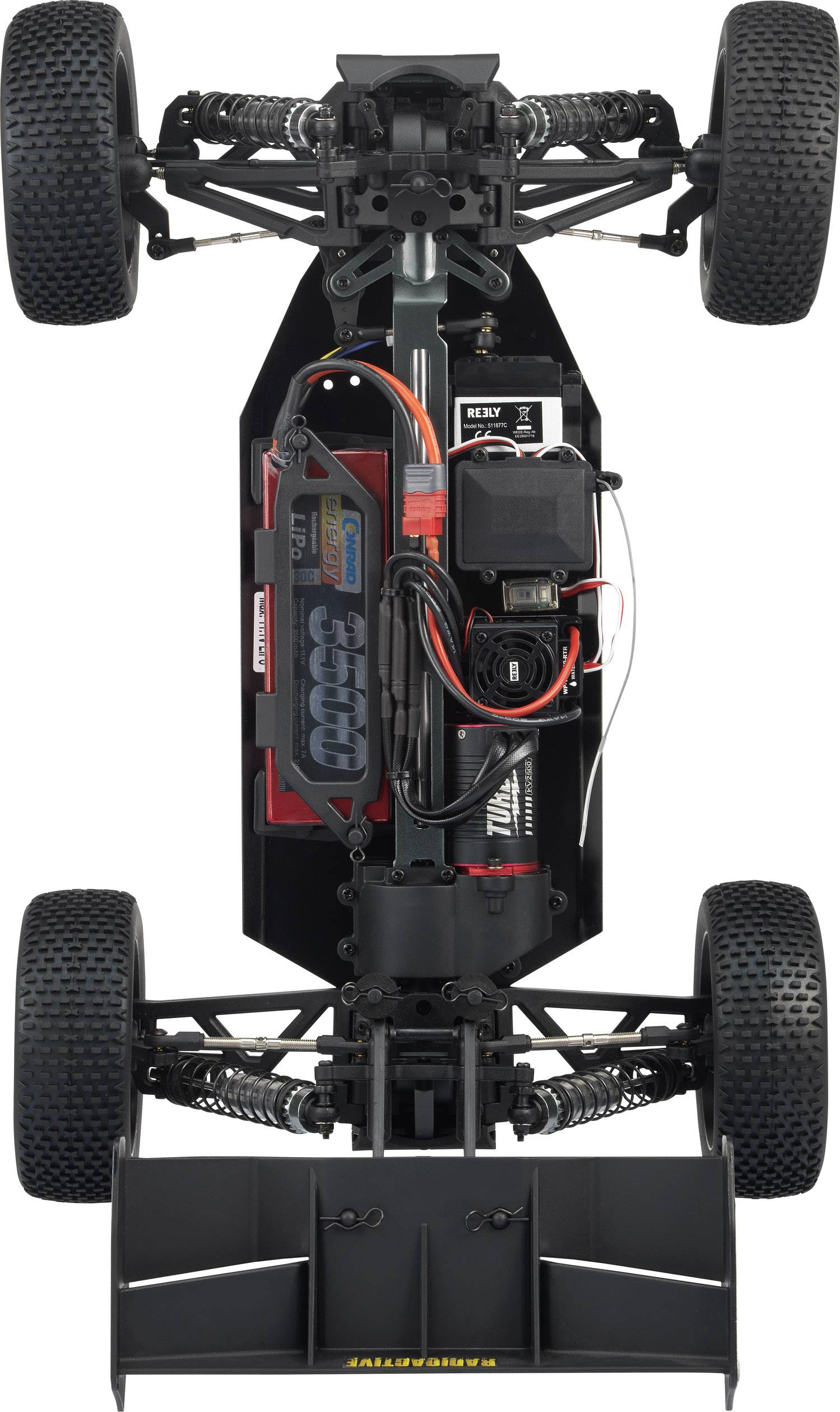Reely Generation X 3S  Brushless 1:8 XS RC Modellauto Elektro Buggy Allradantrieb (4WD) 100% RtR 2,4 GHz inkl. Akku, Ladegerät und Senderbatterien