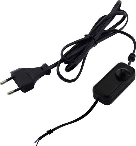 TC-6647540 Schnurdimmer Schwarz Schaltleistung (min.) 25W Schaltleistung (max.) 150W