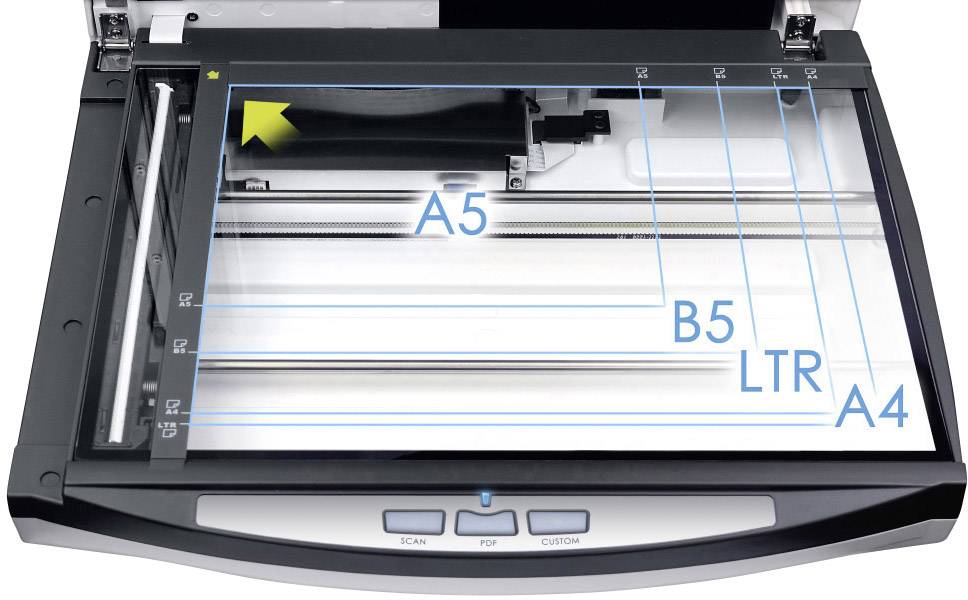 Plustek SmartOffice PL4080 Duplex-Dokumentenscanner A4 1200 x 600 dpi 40 Seiten/min, 80 Bilder/min USB