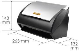 Plustek SmartOffice PS186 Duplex-Dokumentenscanner A4 600 x 600 dpi 25 Seiten/min, 50 Bilder/min USB