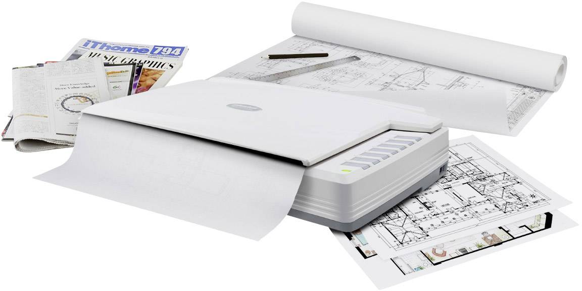 Plustek OpticPro A320L Flachbettscanner A3 1600 x 1600 dpi USB 2.0 Dokumente