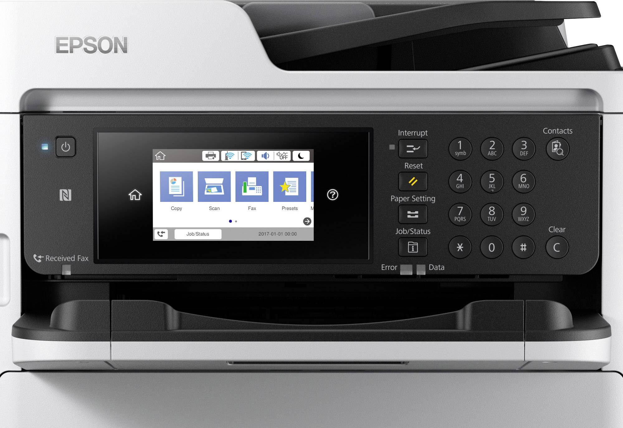 Epson WorkForce Pro WF-C5710DWF Multifunktionsdrucker Tintenstrahl Farbe A4 Drucker, Scanner, Kopierer, Fax LAN, WLAN, NFC, Duplex, Duplex-ADF