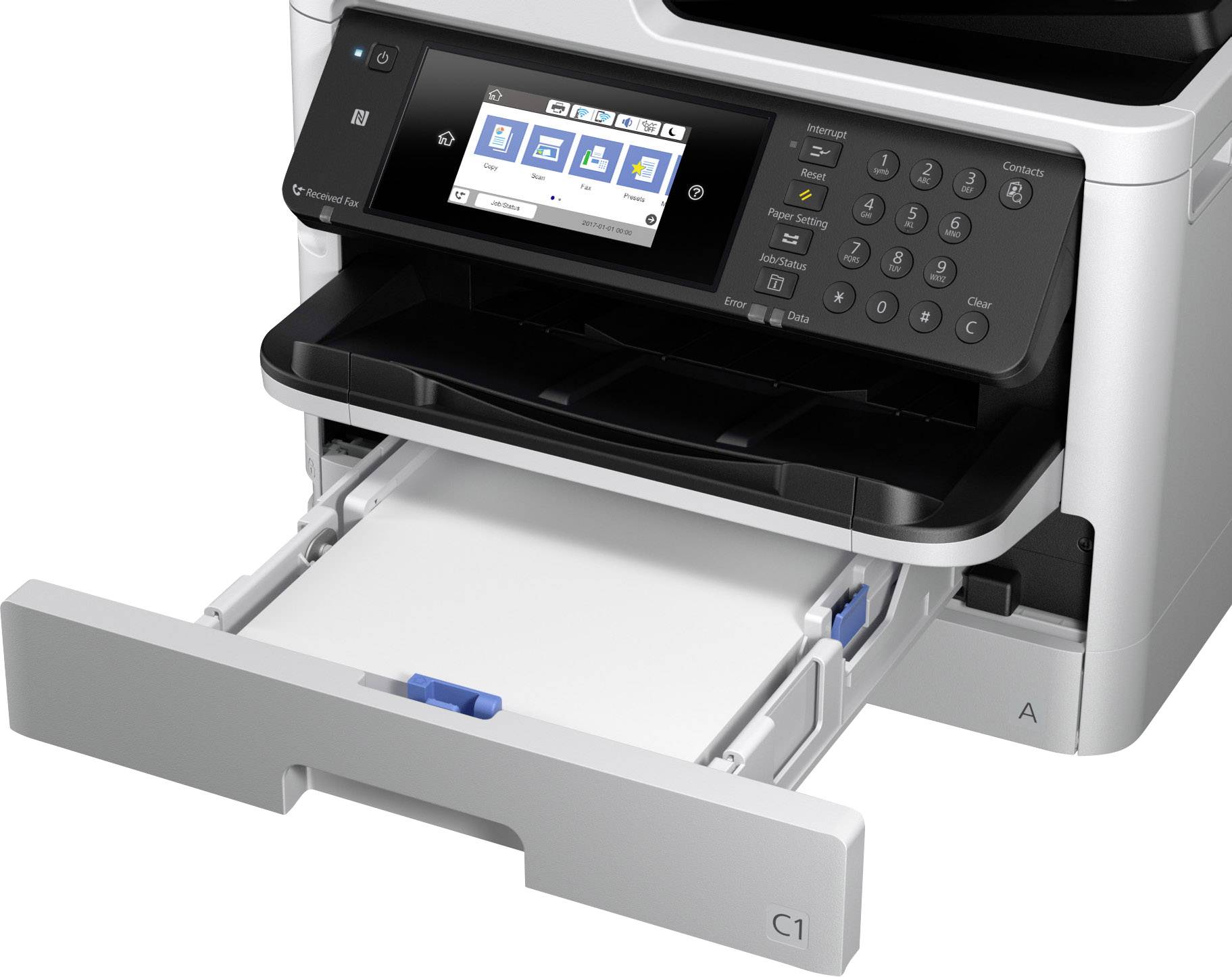 Epson WorkForce Pro WF-C5790DWF Farb Tintenstrahl Multifunktionsdrucker A4 Drucker, Scanner, Kopierer, Fax LAN, WLAN, NFC, Duplex