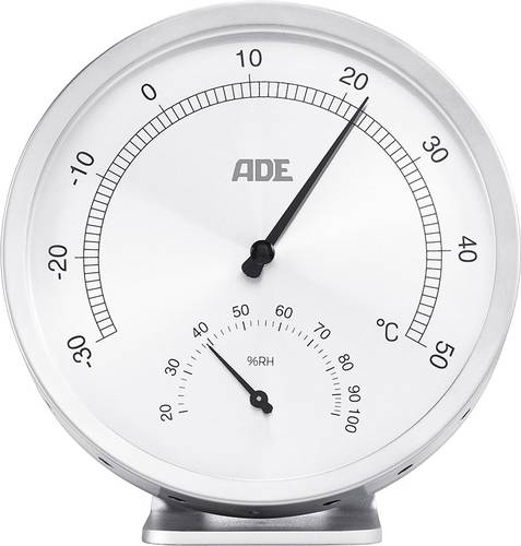 ADE WS 1813 Thermo-/Hygrometer Silber