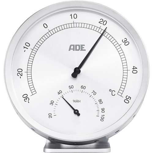 ADE WS 1813 Thermo-hygromètre argent