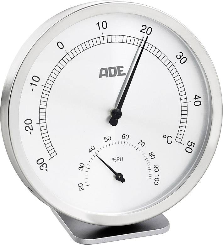 ADE WS 1813 Thermo-/Hygrometer Silber