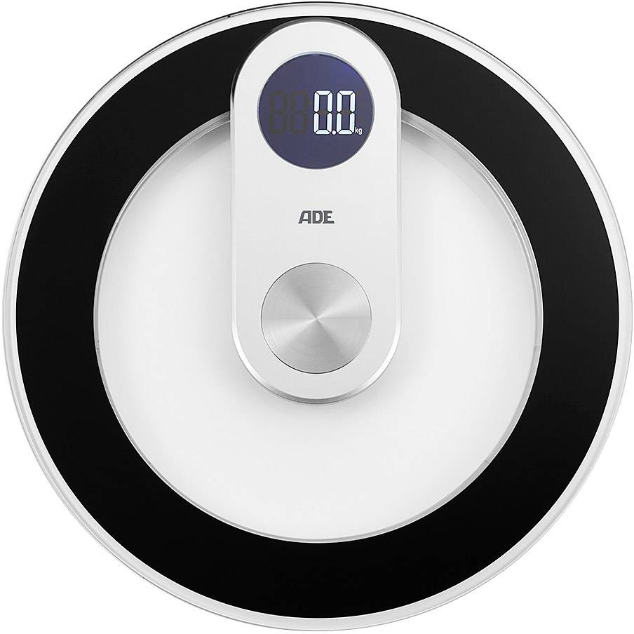 ADE BE 1700 Iris Digitale Personenwaage Wägebereich (max.)=150 kg Schwarz (matt), Glas