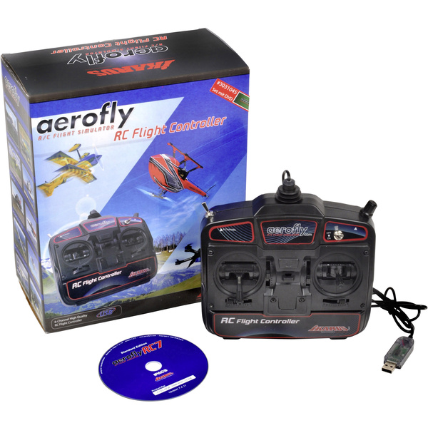 Ikarus aeroflyRC7 Standard Modellbau Flugsimulator inkl. Fernsteuerung