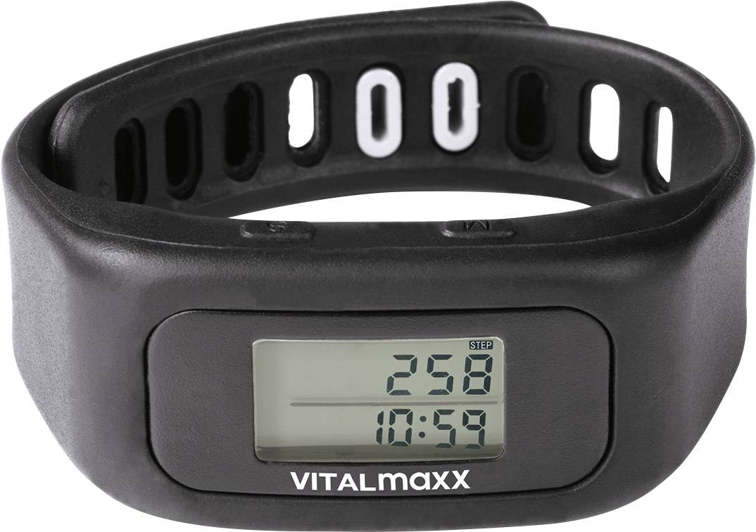 VitalMaxx FitnessTracker Schwarz voelkner
