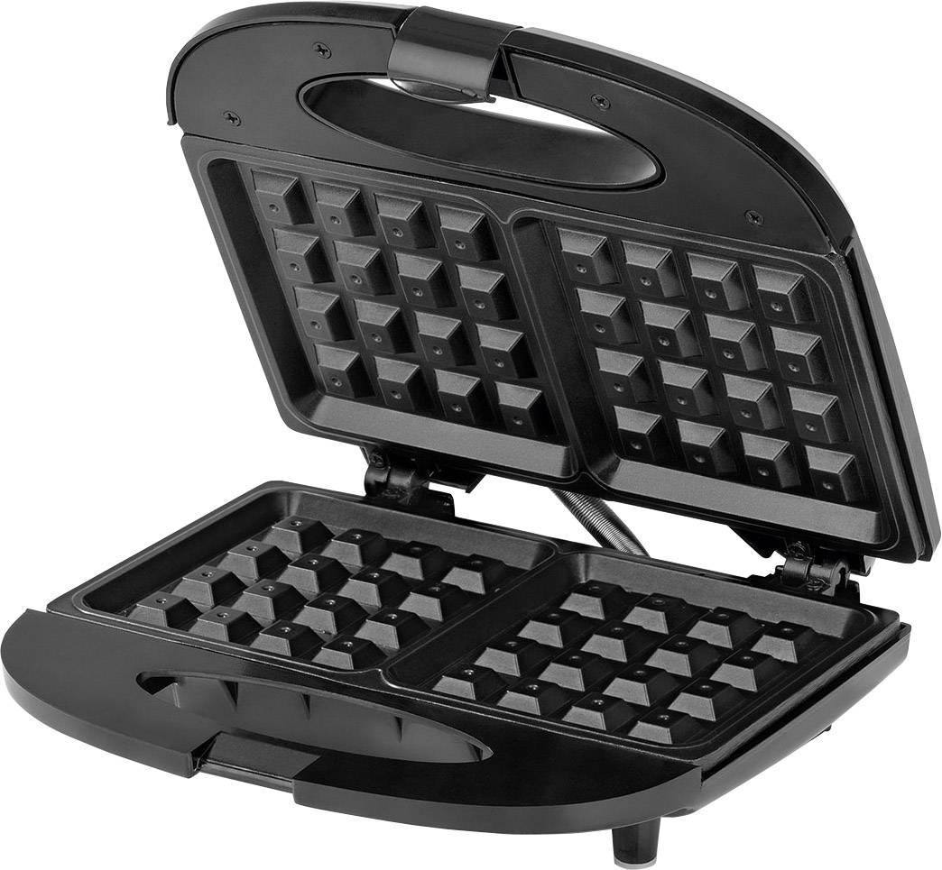GourmetMaxx Waffeleisen Schwarz