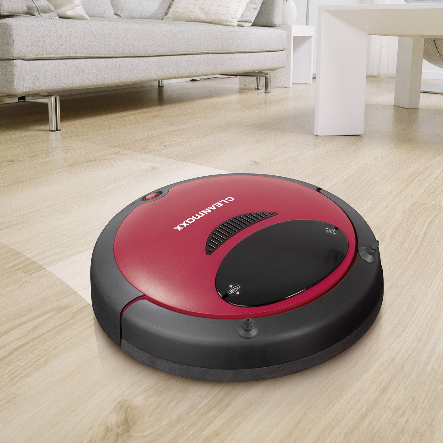 CleanMaxx 09860 Saugroboter Rot/Schwarz