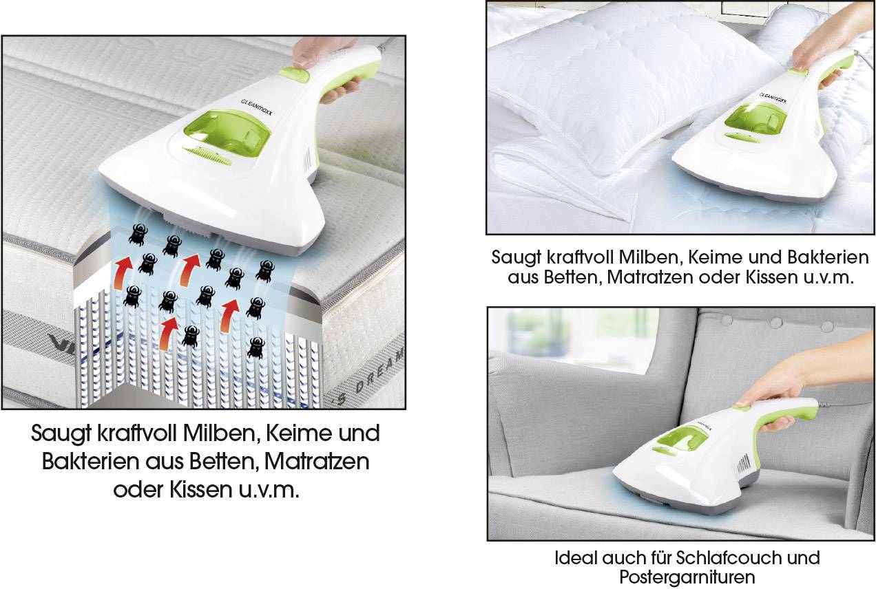 CleanMaxx Matratzenreiniger 230V