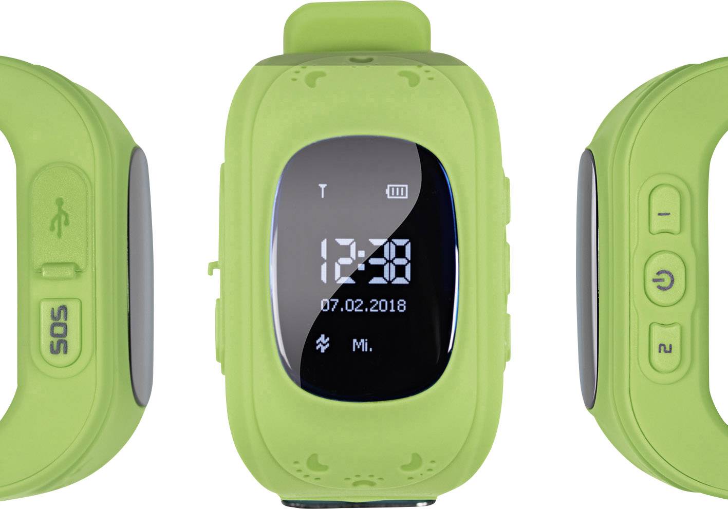 Easymaxx Kids SmartWatch Kinder-Smartwatch Limettengrün