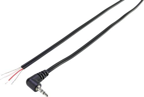 TRU COMPONENTS 93038c443 Klinken-Steckverbinder 3.5 mm Klinkenstecker 3.5 mm - offene Kabelenden St