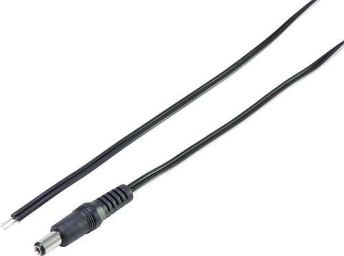 TRU COMPONENTS TC-6649308 Niedervolt-Anschlusskabel Niedervolt-Stecker - offene Kabelenden 5.50 2.1