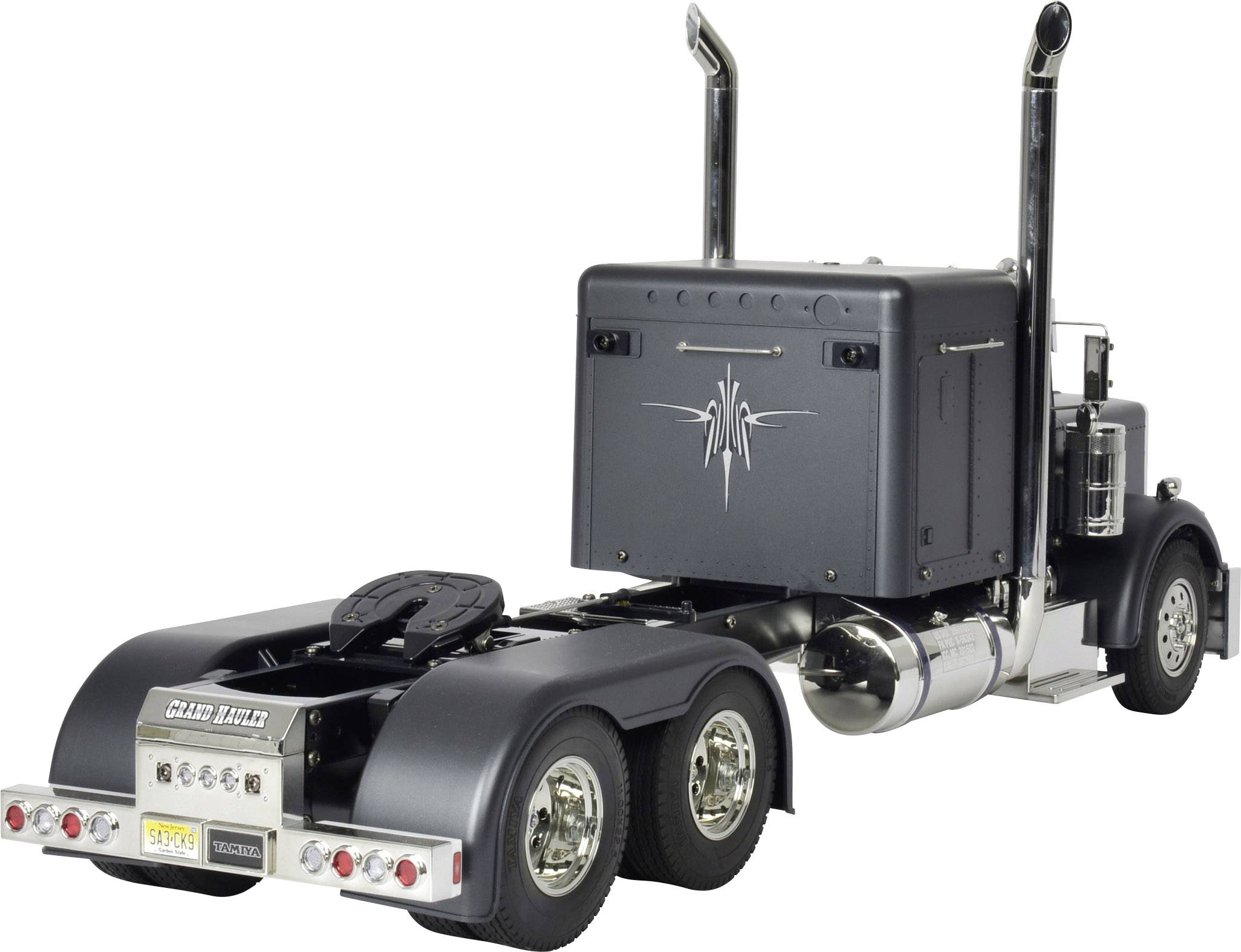 Tamiya 56356 Grand Hauler Matte Black Edition 1:14 Elektro RC Modell-LKW Bausatz Vorlackiert