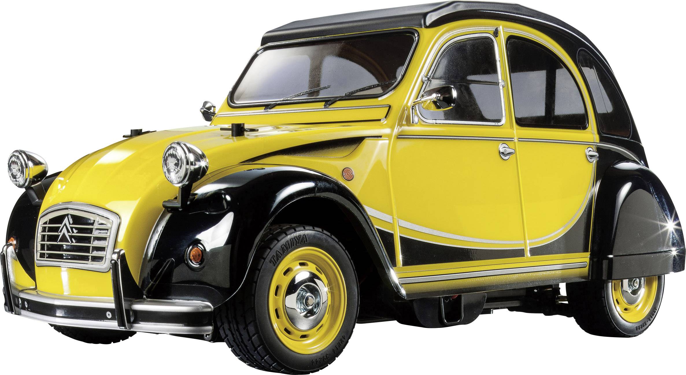 Tamiya M-05 'Ente' Citroen 2CV Charleston Brushed 1:10 RC Modellauto Elektro Straßenmodell Bausatz