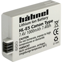 Hähnel Fototechnik HL-E5 Kamera-Akku ersetzt Original-Akku (Kamera) LP-E5 7.4V 1000 mAh Hähnel Fototechnik HL-E5 Kamera-Akku ersetzt Original-Akku (Kamera) LP-E5 7.4V 1000 mAh