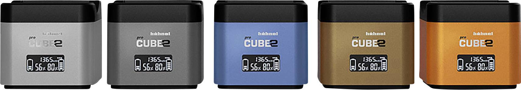 Hähnel Fototechnik Pro Cube 2, Canon 10005700 Kamera-Ladegerät Passender Akku LiIon, NiMH