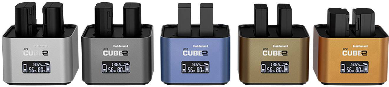 Hähnel Fototechnik Pro Cube 2, Canon 10005700 Kamera-Ladegerät Passender Akku LiIon, NiMH