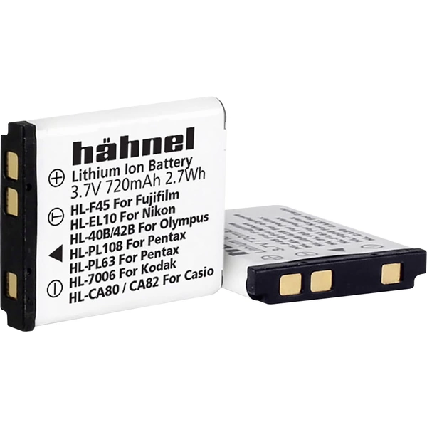 Hähnel Fototechnik HL-F45 Kamera-Akku ersetzt Original-Akku (Kamera) NP-45, NP-45A, NP-45S 3.7V 720 mAh Hähnel Fototechnik HL-F45 Kamera-Akku ersetzt Original-Akku (Kamera) NP-45, NP-45A, NP-45S 3.7V 720 mAh