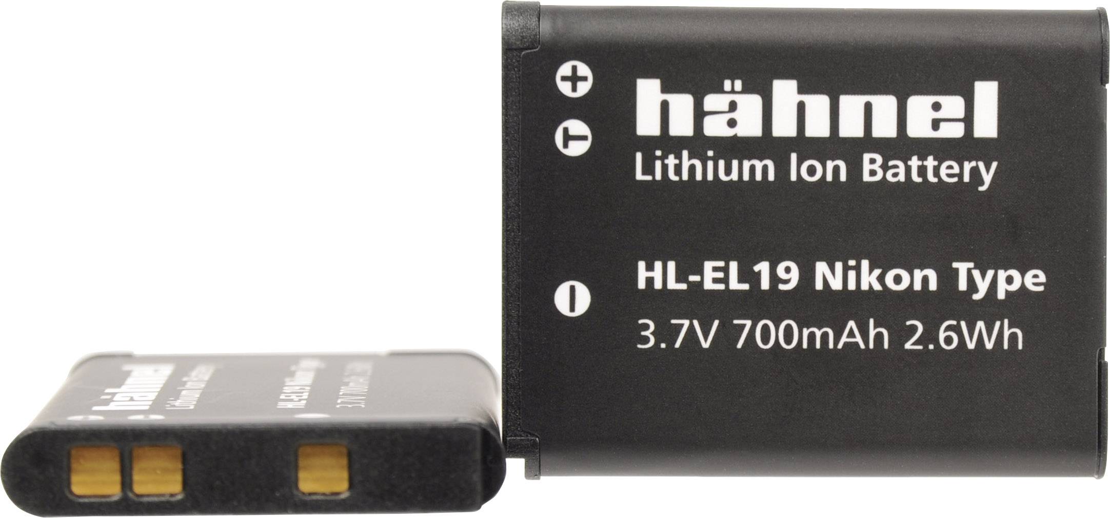 Hähnel Fototechnik HL-EL19 Kamera-Akku ersetzt Original-Akku (Kamera) EN-EL19 3.7V 700 mAh