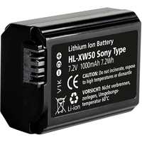 Hähnel Fototechnik HL-XW50 Kamera-Akku ersetzt Original-Akku (Kamera) NP-FW50 7.2 V 1000 mAh Hähnel Fototechnik HL-XW50 Kamera-Akku ersetzt Original-Akku (Kamera) NP-FW50 7.2 V 1000 mAh