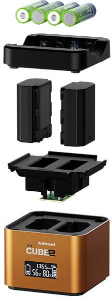 Hähnel Fototechnik Pro Cube 2, Sony 10005720 Kamera-Ladegerät Passender Akku LiIon, NiMH