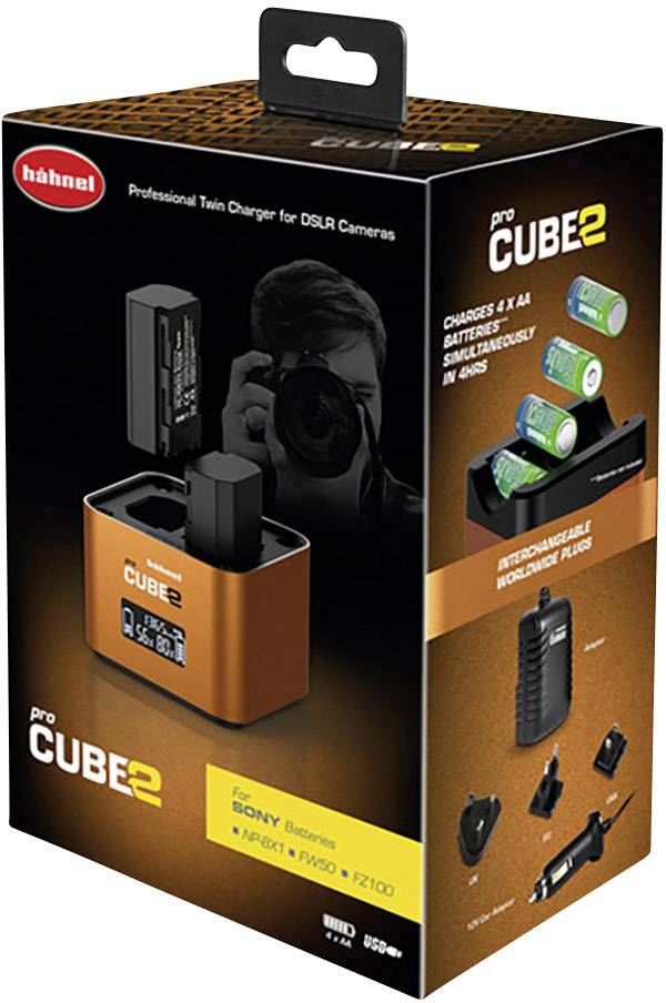 Hähnel Fototechnik Pro Cube 2, Sony 10005720 Kamera-Ladegerät Passender Akku LiIon, NiMH