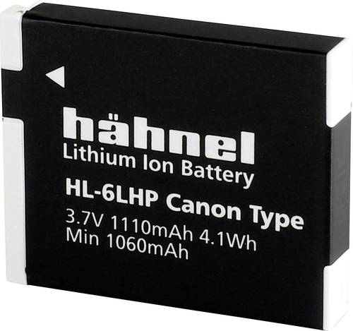 Hähnel HL-6LHP Kamera-Akku ersetzt Original-Akku NB-6L, NB-6LH 3.7V 1110 mAh