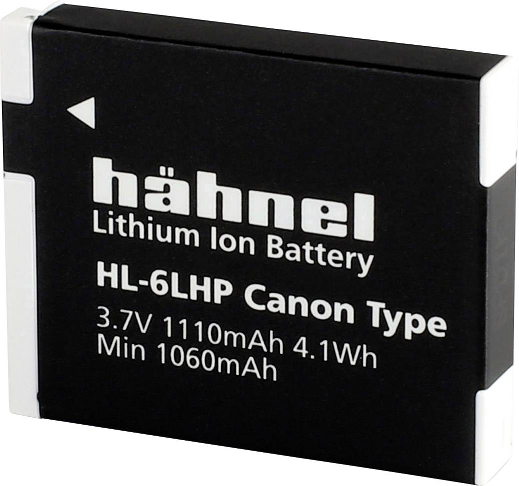 Hähnel Fototechnik HL-6LHP Kamera-Akku ersetzt Original-Akku (Kamera) NB-6L, NB-6LH 3.7 V 1110 mAh