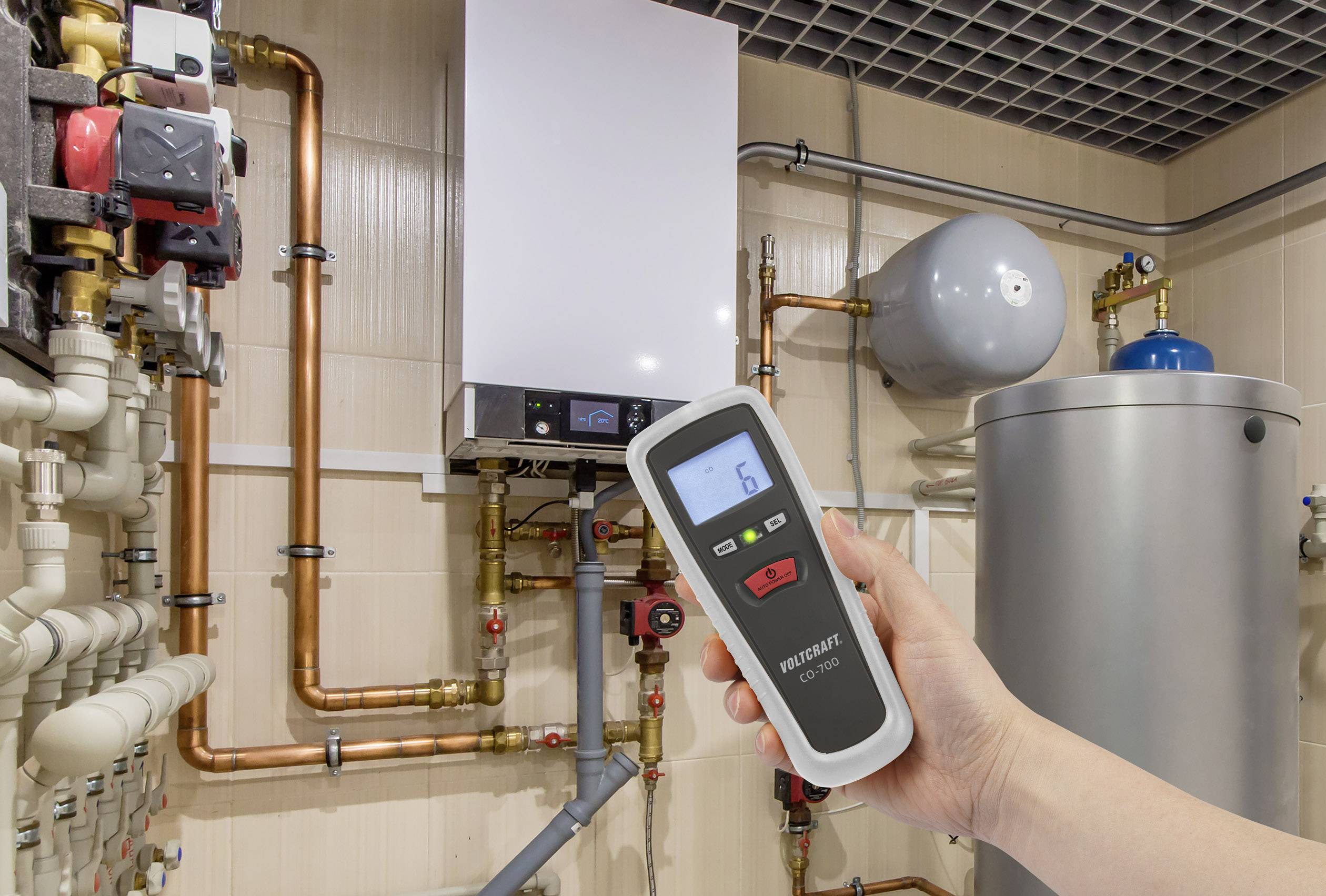 VOLTCRAFT CO-700 Kohlenmonoxid-Messgerät 0 - 1000 ppm