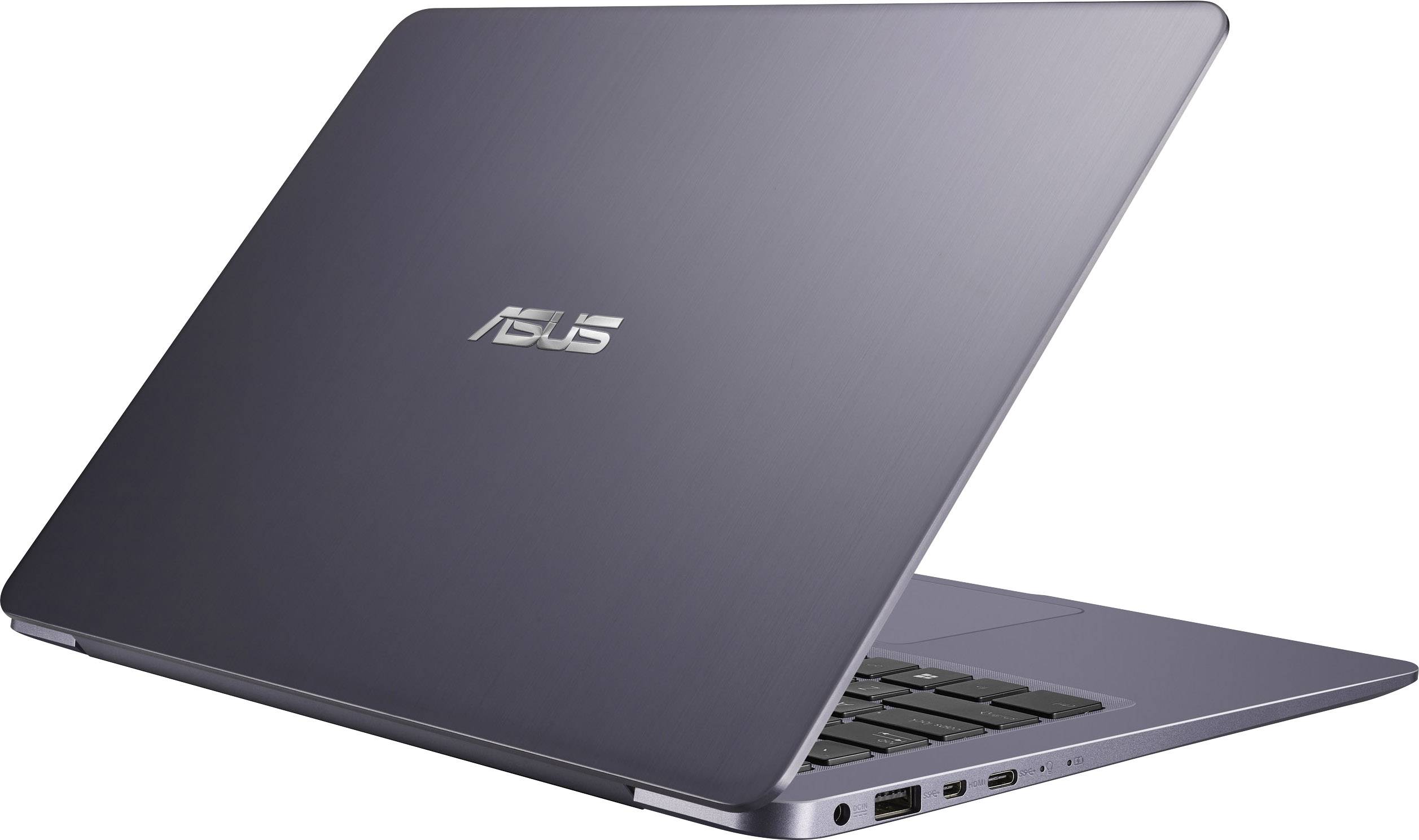 Asus Notebook 35.6 cm (14.0 Zoll) HD+ Intel® Core™ i5 I5-8250U 8 GB RAM 256 GB SSD Deutsch, QWERTZ Grau 90NB0FX2-M01230