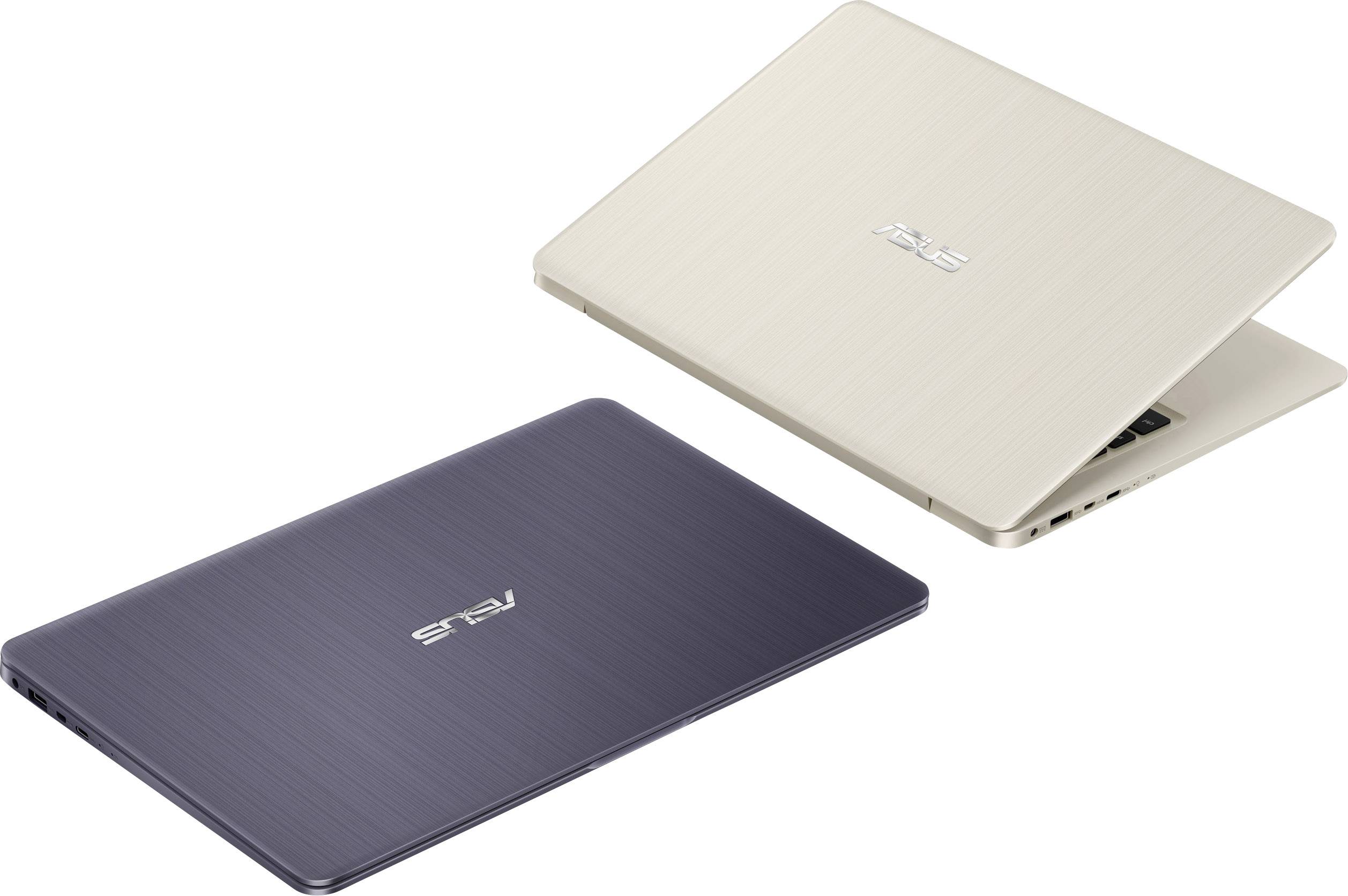 Asus Notebook 35.6 cm (14.0 Zoll) HD+ Intel® Core™ i5 I5-8250U 8 GB RAM 256 GB SSD Deutsch, QWERTZ Grau 90NB0FX2-M01230
