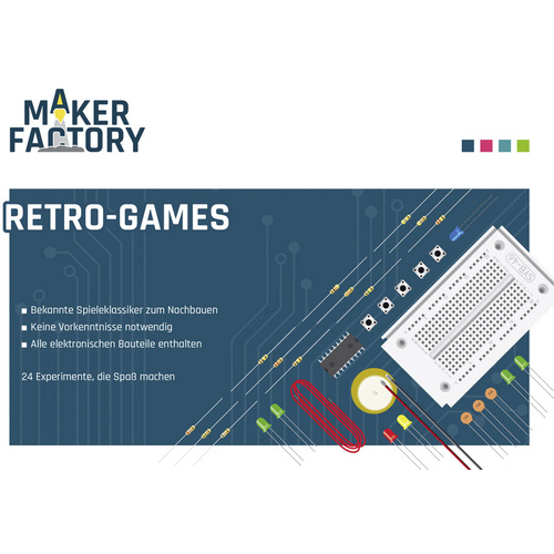 MAKERFACTORY Retro-Games Jeu vidéo rétro à partir de 14 ans