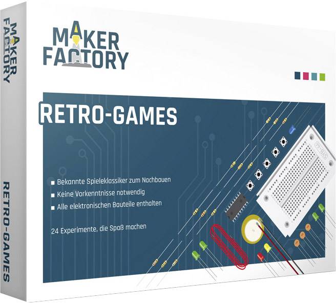 MAKERFACTORY Retro-Games Retro-Videospiel ab 14 Jahre