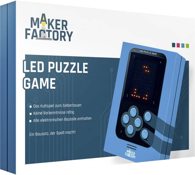 MAKERFACTORY LED Puzzle Game Retro-Videospiel ab 14 Jahre
