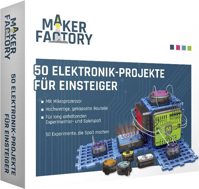 MAKERFACTORY 50 Elektronik-Projekte für Einsteiger Lernpaket