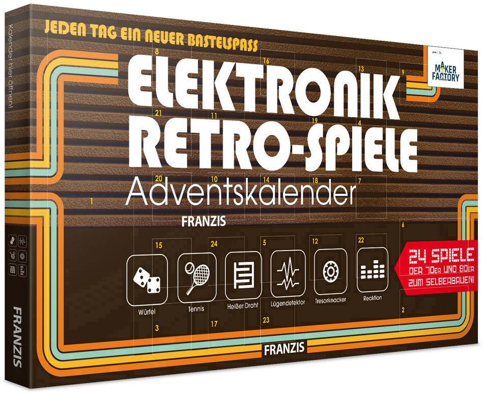 Elektronik Retro-Spiele Adventskalender
