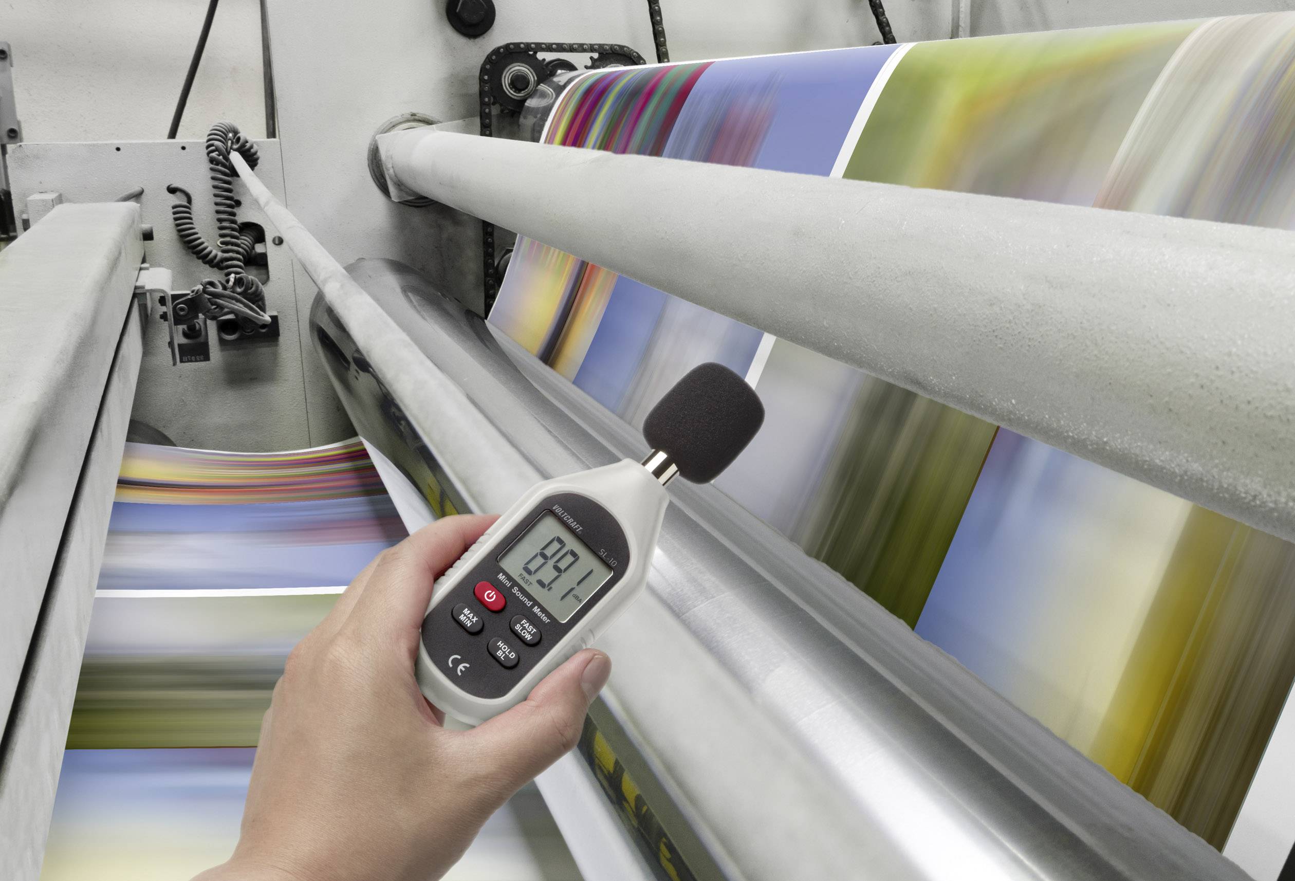 VOLTCRAFT Schallpegel-Messgerät SL-10 30 - 130 dB 31.5 Hz - 8 kHz Kalibriert nach Werksstandard