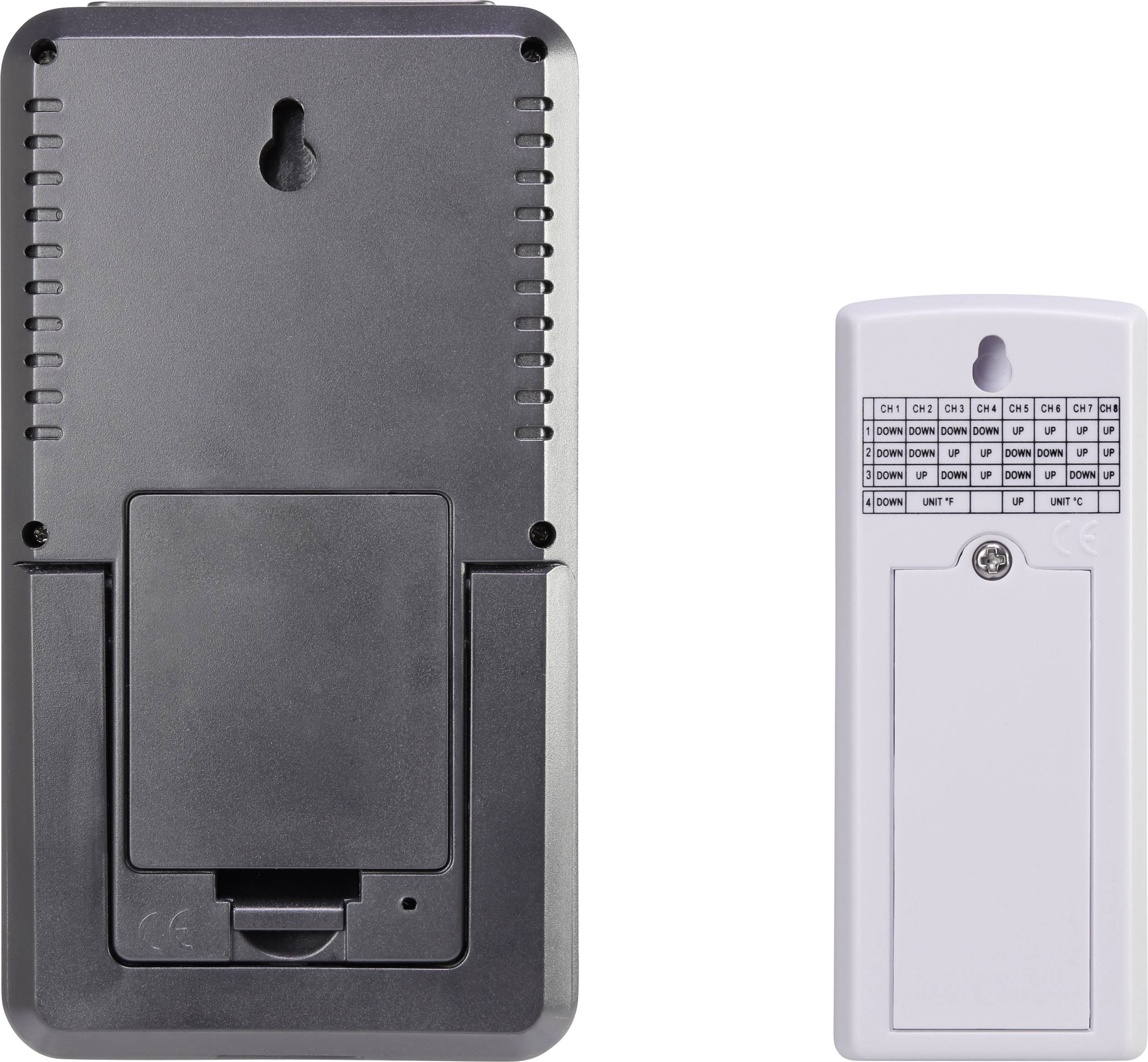 Eurochron EFWS5008 EC-3325732 Funk-Wetterstation Vorhersage für 2 Tage Anzahl Sensoren max. 8 St.