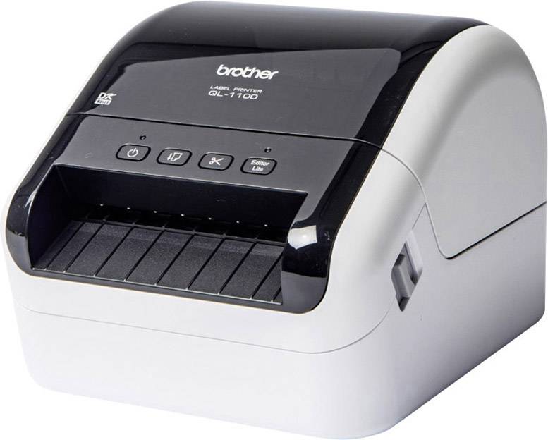 Brother QL-1100 Etiketten-Drucker Thermodirekt 300 x 300 dpi Etikettenbreite (max.): 103 mm Cutter