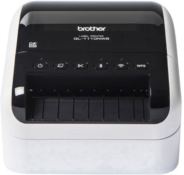 Brother QL-1110NWB Etiketten-Drucker Thermodirekt 300 x 300 dpi Etikettenbreite (max.): 103 mm LAN, WLAN, Bluetooth®, Cutter