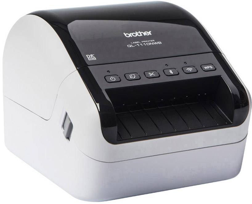 Brother QL-1110NWB Etiketten-Drucker Thermodirekt 300 x 300 dpi Etikettenbreite (max.): 103 mm LAN, WLAN, Bluetooth®, Cutter