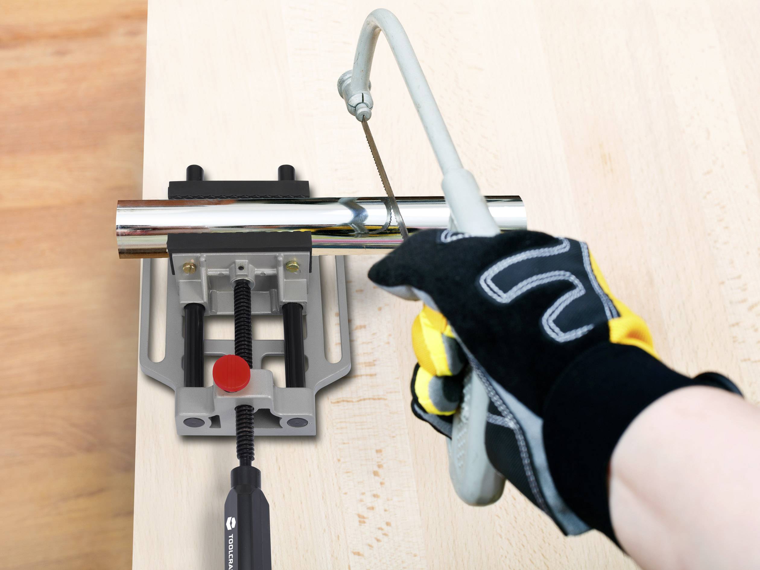 TOOLCRAFT SRS-143 Schraubstock TO-4988658 Backenbreite: 100mm Spann-Weite (max.): 90mm