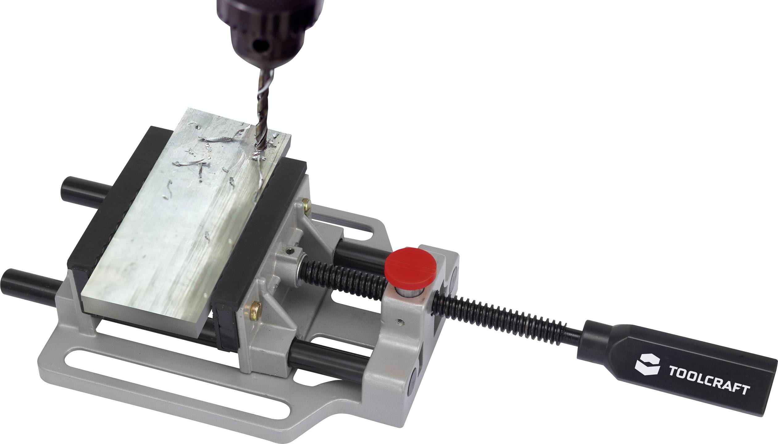 TOOLCRAFT SRS-143 Schraubstock TO-4988658 Backenbreite: 100 mm Spann-Weite (max.): 90 mm