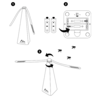Gardigo Fly Scare Insektenvertreiber Abschreckung (B x H x T) 85 x 250 x 85 mm Schwarz 1 St. Gardigo Fly Scare Insektenvertreiber Abschreckung (B x H x T) 85 x 250 x 85 mm Schwarz 1 St.
