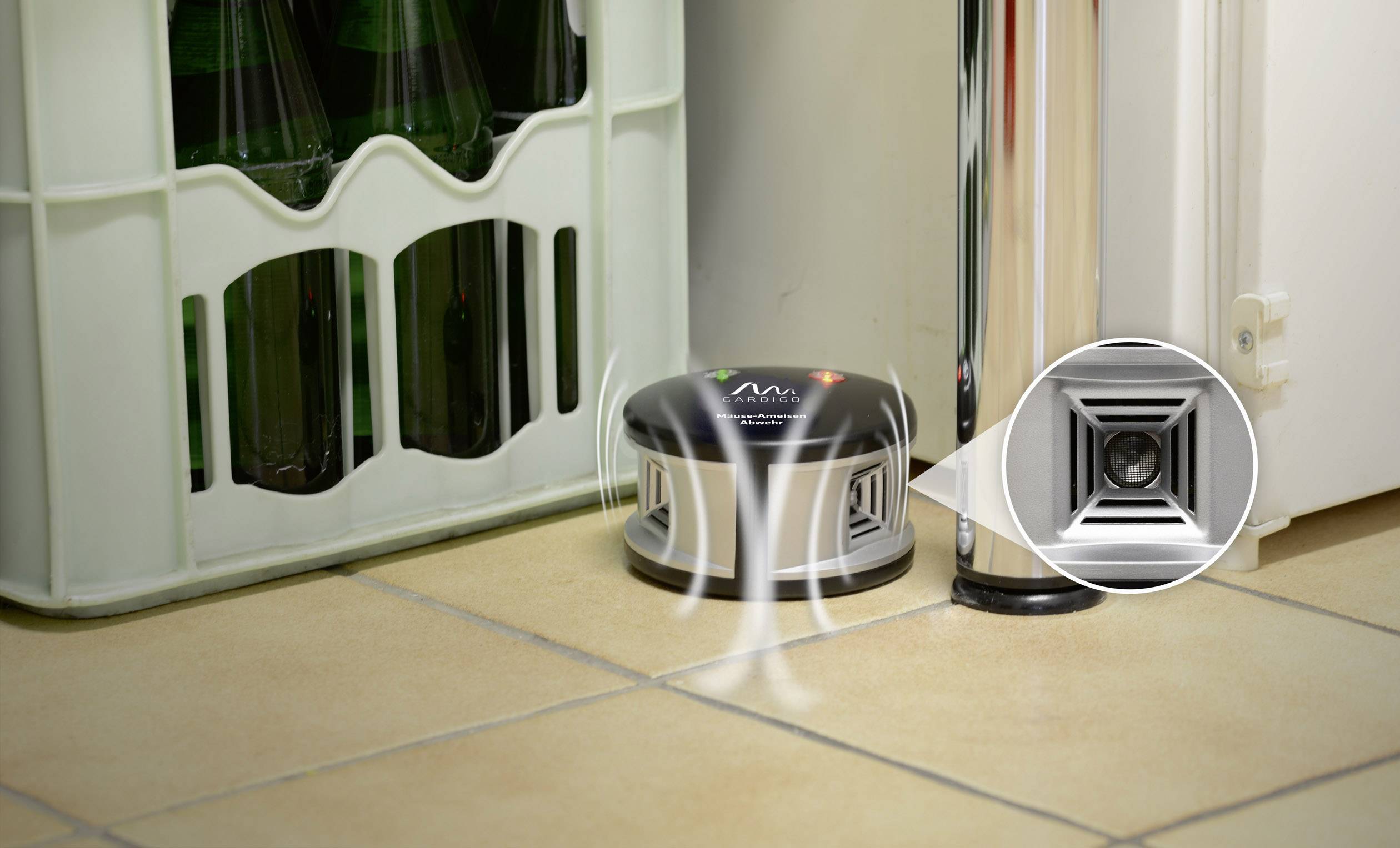 Gardigo Duo Schädlingsvertreiber Funktionsart Multifrequenz Wirkungsbereich 550 m² 1 St.